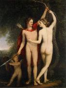 Jonas Akerstrom Venus,Adonis and Amor painting
